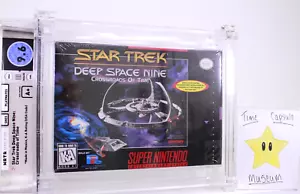 Star Trek Deep Space Nine New Super Nintendo SNES Sealed WATA 9.6 A+ TOP POP - Picture 1 of 3