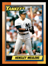 1990 Topps Hensley Meulens  New York Yankees #83 NM-MINT Baseball Card