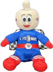Aurora NASCAR Charlotte Motor Speedway mascotte dado mantello lucido vintage 12" - Foto 1 di 14