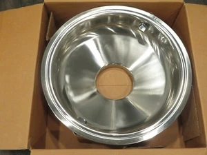 New Waste King 2211 Commercial 18" Sink Cone Bowl 6" Throat Hole Stainless Steel - Picture 1 of 2