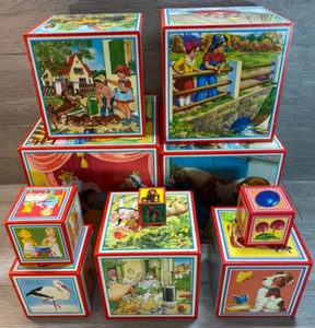 Cajas de anidación apilables Lungers Hausen de colección Blancanieves excelente estado - Imagen 1 de 12