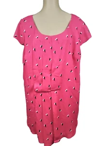 Worthington Women's Blouse Top Pink Short Sleeve Lightweight Zip Plus Size 1x - Bild 1 von 3
