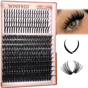 Lash Clusters 80D Eyelash Clusters Spiky Cluster Eyelash Extensions Thick Volume - Picture 1 of 8