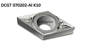 10x WSP DCGT 070202- AL K10 Wendeplatten für ALU Geschliffen& Poliert TOP*** - Picture 1 of 2