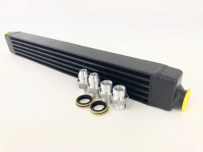 CSF Black High Perf Bar Plate Oil Cooler Fits 88-91 BMW 325i 325is 325iX M20B25 - Image 1 of 4