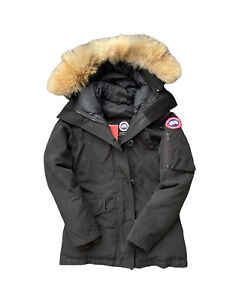 Canada Goose Women Montebello Parka 2XS black jacket Fur￼￼ Trim Authentic 2530L