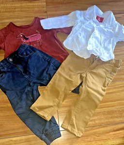 Bulk Lot Of Boys Clothes, Jeans, Shirt and L/S Top Size 1 - Picture 1 of 3