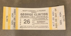 George Clinton 1994 Ticket Stub - Bild 1 von 2