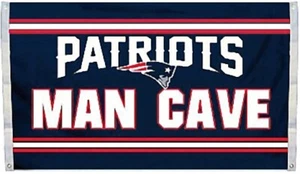 NFL New England Patriots Huge 3x5 Licensed Man Cave Flag / Banner -Free Shipping - Picture 1 of 2