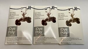 Lot Jacquard Products IDYE-462 Sewing Fabric Dye 14 Grams-Silver Grey 3 Packs