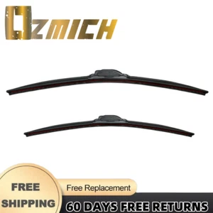2pcs Front Windscreen Wiper Blades of 21inch (530mm) & 22inch (550mm) Fit Hook - Picture 1 of 4