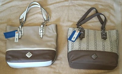 Lote de 2 carteras Vera Wang Catherine Tote Hangbag nuevas con etiquetas Foto 1 de 4