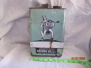 Nourse Oil Co. Gallonendose etwas Rost, Werbung - Bild 1 von 15