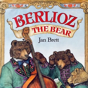 Vintage Berlioz the Bear Jan Brett Signed Dated 1991 Personalize First Print - Picture 1 of 7