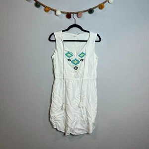 Anthropologie Kenji white beaded dress - Picture 1 of 6