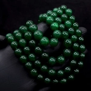 4 Strand Awesome Green Emerald 1121 Cts Beautiful Necklace Jewelery VK 03 E616 - Picture 1 of 3
