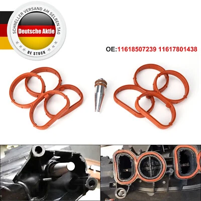 For BMW N47 2.0 D Red Swirl Flaps Swirl Flaps Lock Plug Gasket Set! - Image 1 of 4
