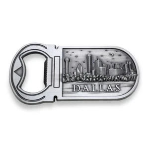 Dallas Bottle Beer Opener Refrigerator Magnet Souvenir Travel Tourist USA Texas - Picture 1 of 4