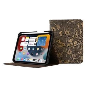 iPad Pro 12.9" Case - 3rd Gen - Genuine Leather - Pencil Holder -Sleep/Wake - Picture 1 of 11