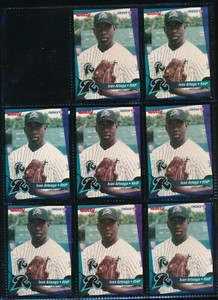 lot (8) 1995 Choice #22 Ivan Arteaga New Haven Ravens Getty  (DL72) SWSW6
