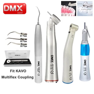 NSK Style Dental 1:4.2 Contra Angle Fiber Optic Handpiece/ Sonic-MF Air Scaler - Picture 1 of 50