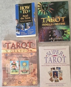 4 Books - TAROT Readings Workbook, Techniques, Spellcaster, Key Word System - Picture 1 of 10