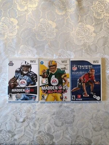 Wii Madden 08,09,and training camp games. - Picture 1 of 1