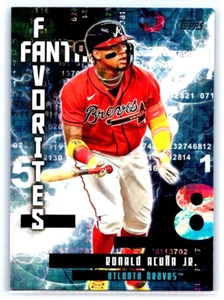 2024 Topps Series 2-Fantasy Favorites-Ronald Acuna Jr. #FF-4 - Picture 1 of 2