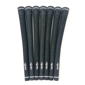 HONMA Set of 7 Rubber Standard Size Grips - Black - Picture 1 of 3
