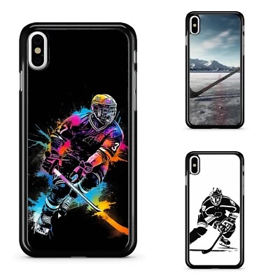 хоккейная клюшка замороженный пол пластиковый чехол для iPhone SE4 16e 14 15 16 Plus Pro Max - Изображение 1 из 4
