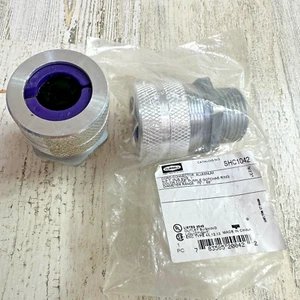 Hubbell SHC1043 Liquid Tight Wire Management Cord Connector Aluminum .88"- 1.00" - Picture 1 of 16