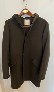 Mango hooded coat - Green- Size S - Picture 1 of 11