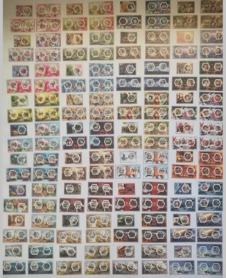 TCHD 2014 SET OF 36 by 4 STAMP SETS TOTAL 144 SHEETS THEMATIC STAMPS CTO LOLLINI - Image 1 of 2