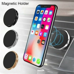 Universal Car Magnetic Mobile Phone Holder Dashboard Mount + Free Metal Plate - Picture 1 of 17