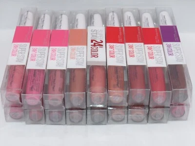 MAYBELLINE SUPERSTAY 24H COLOR LIQUID LIPSTICK - CHOOSE COLOUR - Image 1 of 4