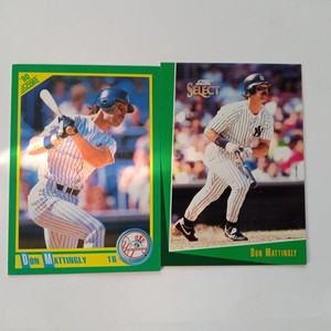 Don Mattingly 1990 Score #1 & 1993 Score Select #24