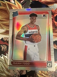 2021-2022 Isaiah Todd bewertet Rookie Holo Prizm #187 Donruss Optik - Bild 1 von 4