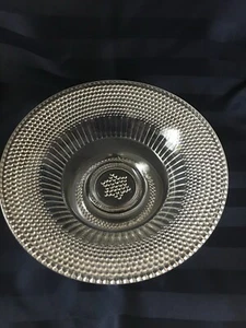 Antique McKee & Bros EAPG Pattern Glass SNOWFLAKE Star Rosetted 7" Plate - Picture 1 of 4