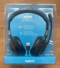 Logitech H390 USB Wired Computer Headset Noise Canceling Microphone Black