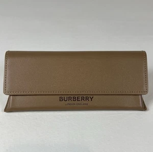 Authentic BURBERRY Eyeglass Sunglass hard case - camel brown - Picture 1 of 7