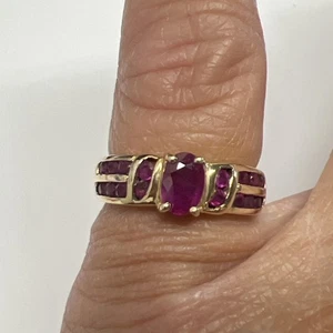 14k Ruby Ring Size 5 - Picture 1 of 6