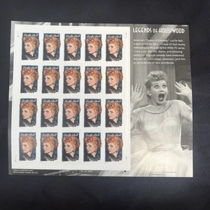 Scott #3523 Lucille Ball (Legends of Hollywood) Stamps Sheet of 20 Stamps - MNH - Picture 1 of 4