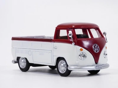 VOLKSWAGEN COMBI T1 pick up blanc & bordeaux 1/43 - Imagen 1 de 4