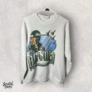 Vintage 1993 Big Head Boomer Esiason Jets USA made Sweatshirt NFL XL - Picture 1 of 3