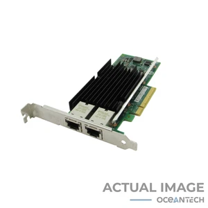 IBM X540-T2 Dual Port 10G BaseT High Profile Network Adapter Card 49Y7972 - Picture 1 of 5