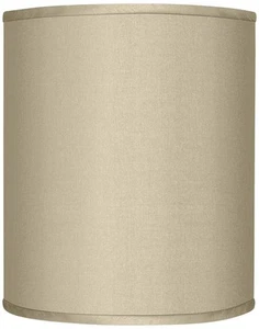 Hardback Drum Lamp Shade Sesame Small 10x10x12 Spider with Harp and Finial - Picture 1 of 5