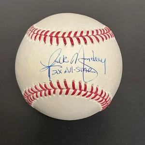 Rick Monday Signed Auto “2x All Star” Baseball Chicago Cubs - Picture 1 of 3