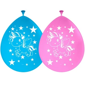 8 Einhorn Luftballons Unicorn Einhörner Heliumballons Party Deko Latexballons - Bild 1 von 1