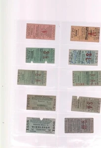 10 SOUTHERN Railway Tickets - Picture 1 of 1