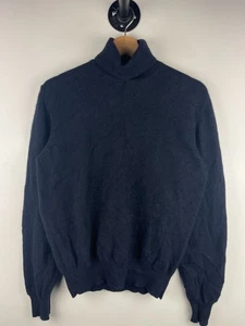 Polo Ralph Lauren Purple Label Navy Kaschmir Strick Rollkragen Pullover Gr. S - Bild 1 von 3